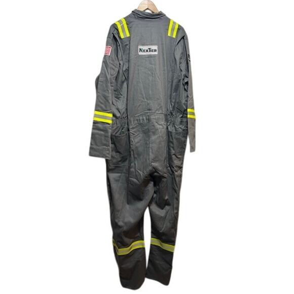 Bulwark Fire Resistant Coveralls reflective suit Crude FR oil and gas workers 3X - Picture 2 of 9